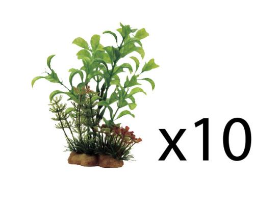 Набор искуственных растений ArtUniq Ludwigia mix 13 10x5x13см 10шт