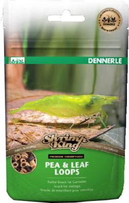 Корм для креветок Dennerle Shrimp King Pea & Leaf Loops 30г