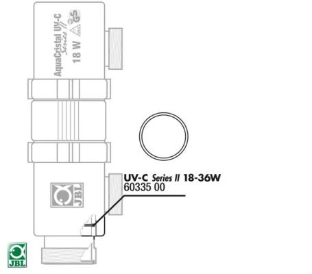 JBL O-Ring (57x39mm) fur Quarzgl.UV-C 18/36W - Прокладка кварцевого кожуха 57х39 мм. для UV-C стерилизаторов 18 и 36 ватт