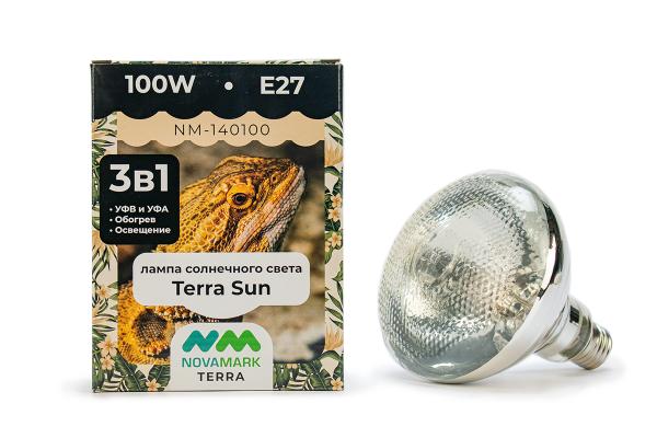 Лампа обогрева NOVAMARK TERRA 3в1 Terra Sun, 100W, E27