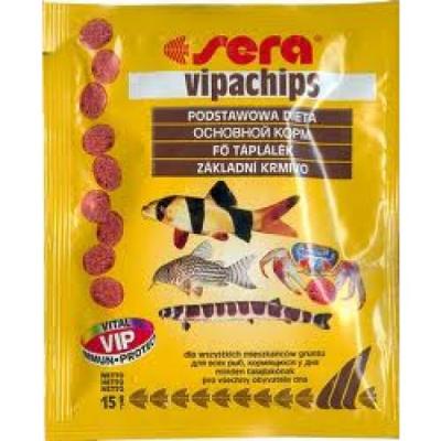 Корм для рыб Sera VIPACHIPS 15г пакетик