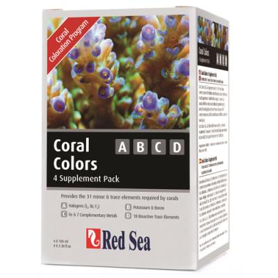 Добавка Red Sea Coral Colors ABCD 4x100мл