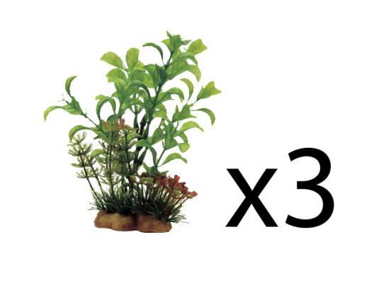 Набор искуственных растений ArtUniq Ludwigia mix 13 10x5x13см 3шт