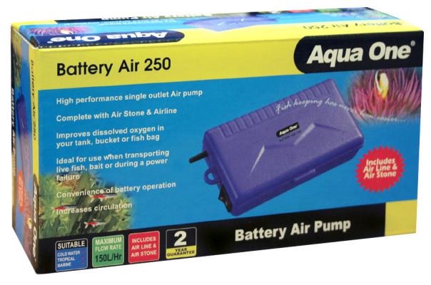 Компрессор Aqua One Battery Air 250 на батарейках