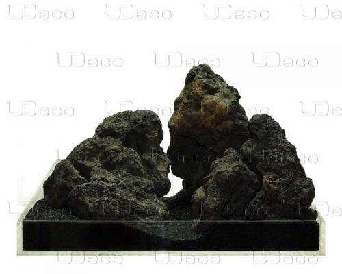 Камень UDeco Black Lava MIX SET 15