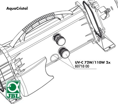 JBL UV-C 72/110W bulb control - Контроллеры свечения ламп для УФ-стерилизаторов AquaCristal UV-C 72/110W 2 шт.
