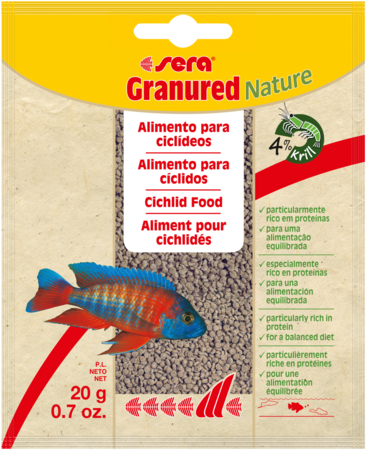 Корм для рыб Sera GRANURED Nature 20г пакетик