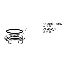 JBL CP e700/e900 Abdeckung Rotor+Dichtung - Крышка роторной камеры с прокладкой для фильтров CristalProfi e700/е900