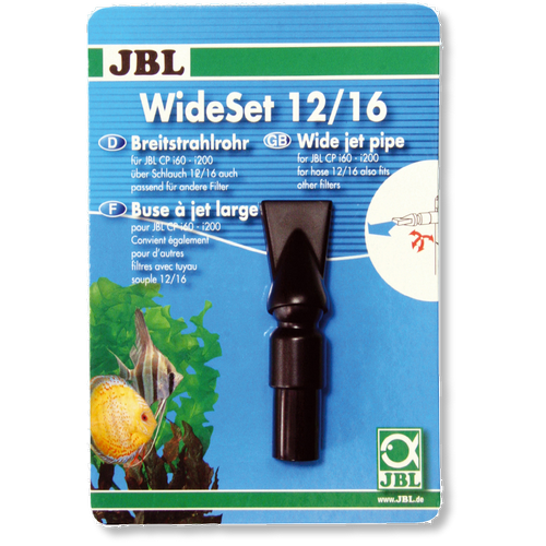 JBL WideSet 12/16 (CP i) - Насадка 12/16 мм. для вывода воды из фильтра через широкое сплющенное сопло, для внутренних фильтров JBL CristalProfi i