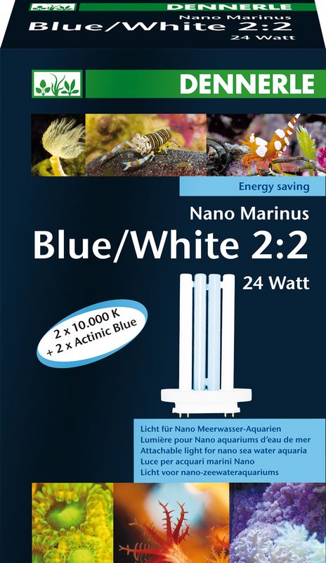 Лампа Dennerle NANO Marinus Blue/White 2:2 24W