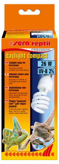 Лампа для террариума Sera reptil daylight compact 2.0 26Вт