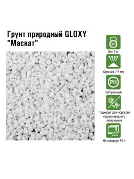 Грунт природный GLOXY Маскат 2-3 мм 5кг