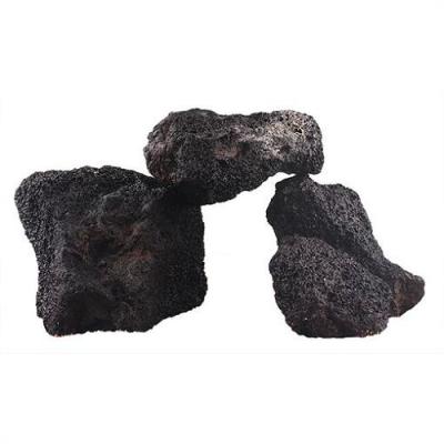 Декорация природная PRIME Камень Черный Вулканический S 5-10 см (уп.20кг. +/-5%)