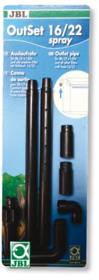 JBL OutSet spray 16/22 (CP e1500) - Комплект трубок/переходников для вывода воды из фильтра через флейту для фильтра CristalProfi е1500