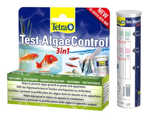 Тестовые полоски Tetra Test AlgaeControl 3 in1 PO4/NO3/KH 25шт
