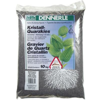 Грунт Dennerle Kristall-Quarz сланцево-серый 5кг