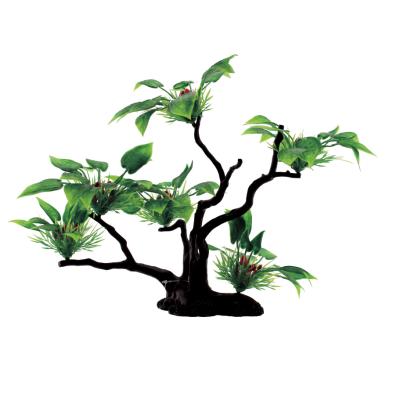 Композиция из искусственных растений ArtUniq Bucephalandra bogneri on bonsai 32