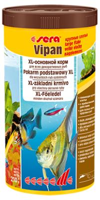 Корм для рыб Sera VIPAN 1000мл крупные хлопья