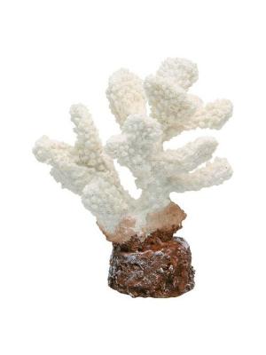 Искусственная декорация Vitality для аквариума Коралл пластиковый белый 10,2х7,2х12см