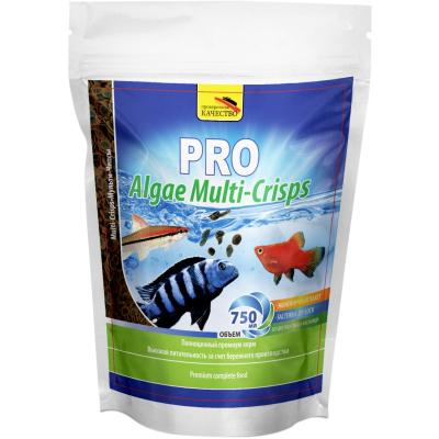 Корм для рыб Pro Algae Multi-Crisps 750мл чипсы (эконом пакет)