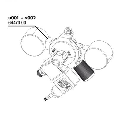 Комплект JBL u001+V002 редуктор + магнитный клапан