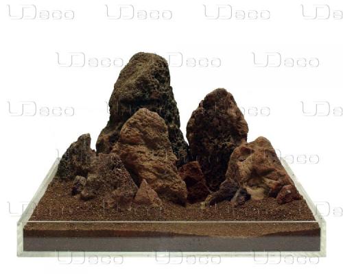 Камень UDeco Brown Lava MIX SET 5