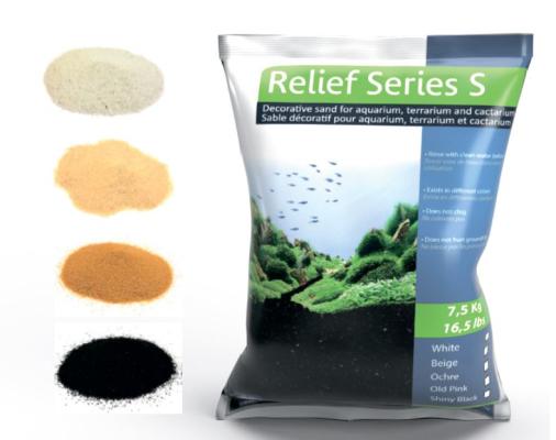 Песок Prodibio Relief Series S блестящий черный 7,5кг