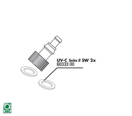 JBL O-Ring fur Schlauchanschluss UV-C 5W - Прокладка присоединительного штуцера для UV-C стерилизатора 5 ватт 2 шт.