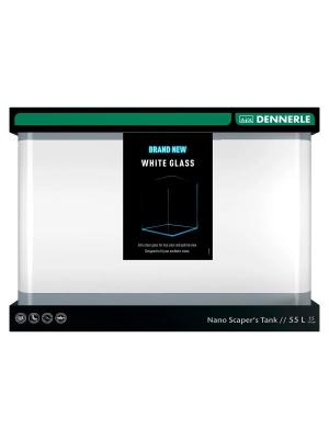 Аквариум Dennerle Nano Scaper's Tank White Glass 55 литров, оптивайт
