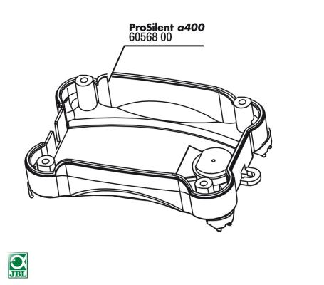 JBL PS a200 casing bottom - Нижняя часть корпуса компрессора ProSilent a200 с ножками