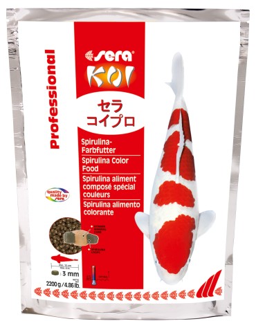 Корм для прудовых рыб Sera KOI Prof. Spirulina Color 2,2кг