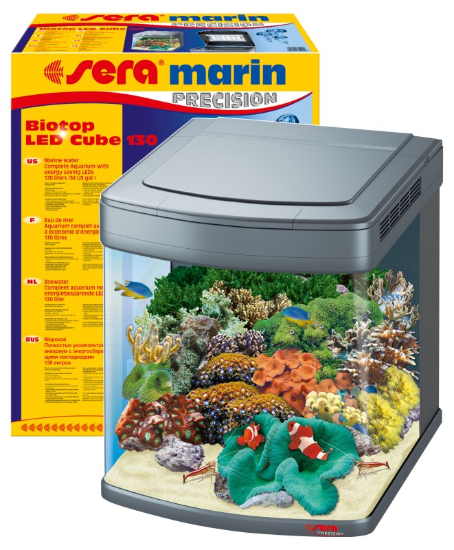 Морской аквариум Sera MARIN BIOTOP LED CUBE 130