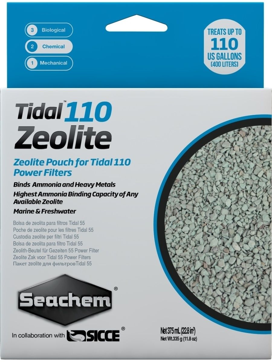 Цеолит Seachem Zeolite для рюкзачного фильтра Seachem Tidal 110