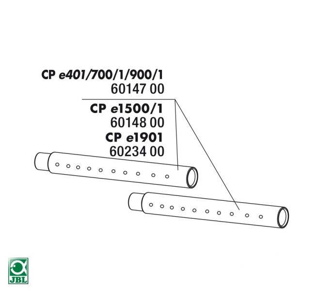 JBL CP e1901 Jet pipe set - Флейта для фильтра CristalProfi е1901 из двух частей