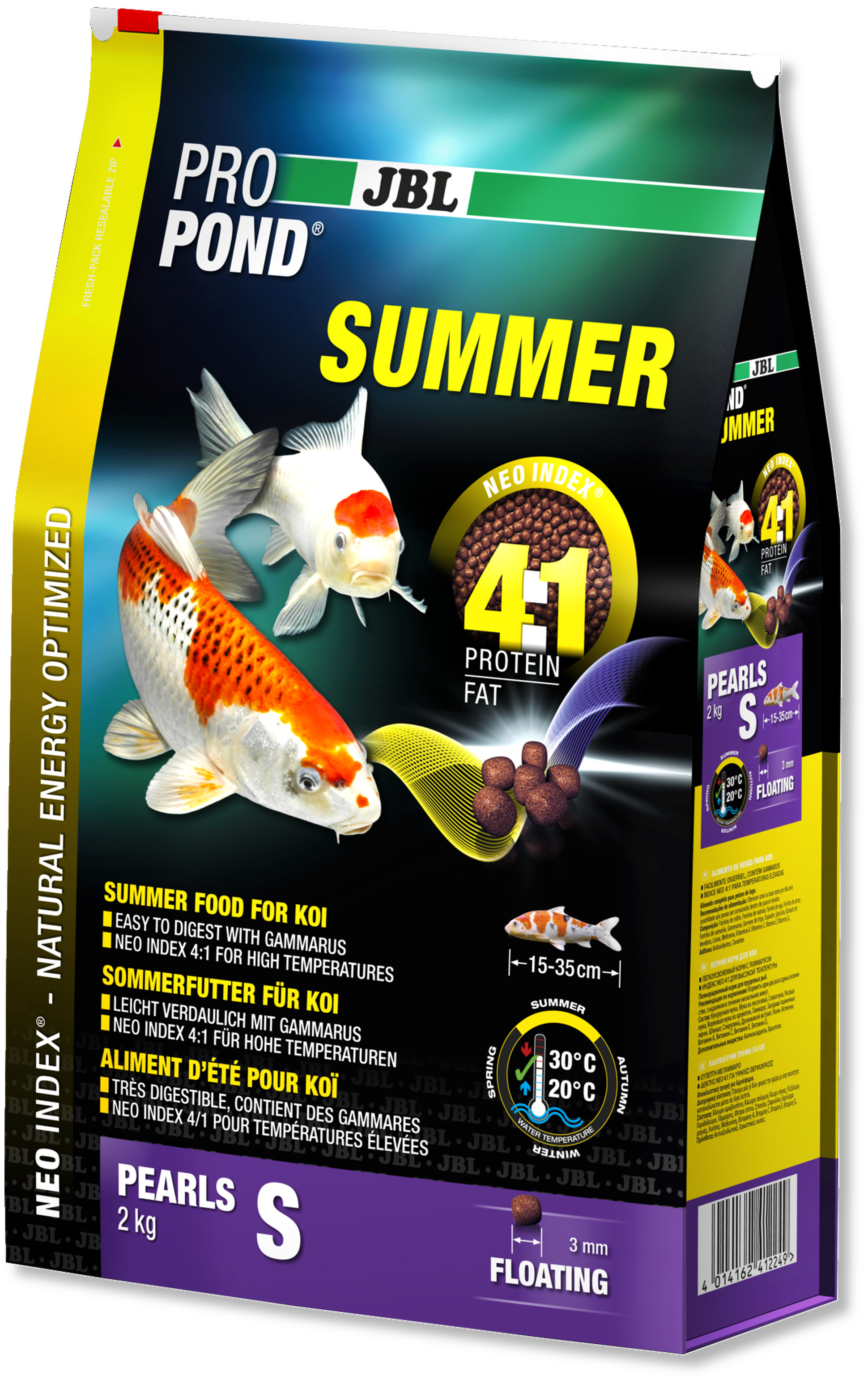 Корм для прудовых рыб JBL ProPond Summer S 24л