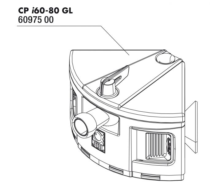 JBL CP i_gl 60/i80 Pump head - Голова в сборе для внутренних фильтров JBL CristalProfi greenline i60/80