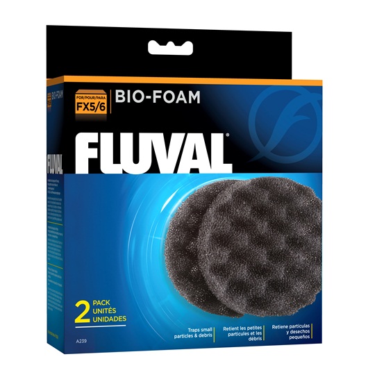 Губка для механической и биологической очистки для  фильтров FLUVAL FX5/FX6, 2 шт/уп