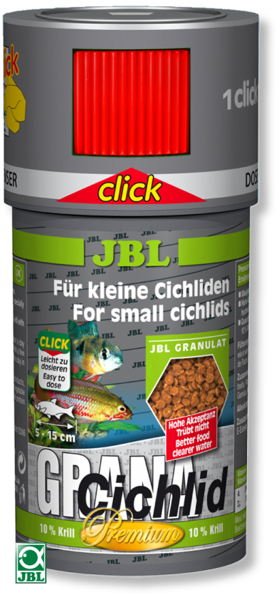 Корм для рыб JBL GranaCichlid 100мл click
