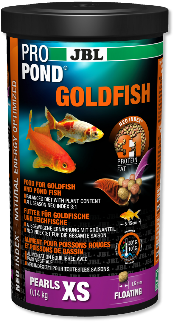 Корм для прудовых рыб JBL ProPond Goldfish XS 1л
