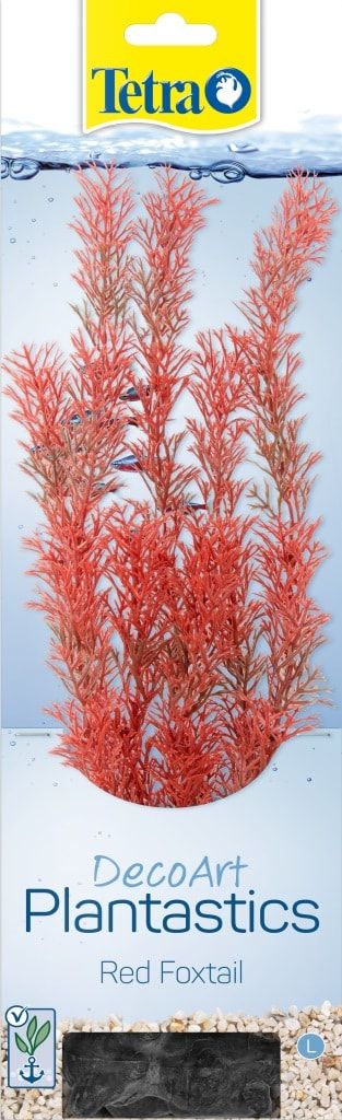 Пластиковое растение Tetra DecoArt Plant L Foxtail Red 30см