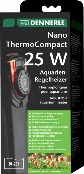 Нагреватель Dennerle Nano Thermo Compact 25Вт