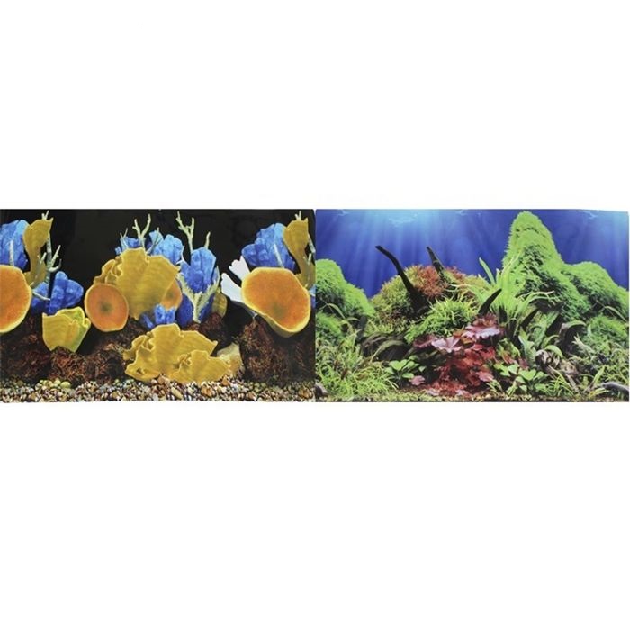 Фон для аквариума Prime Морские кораллы/Подводный мир 60х150см