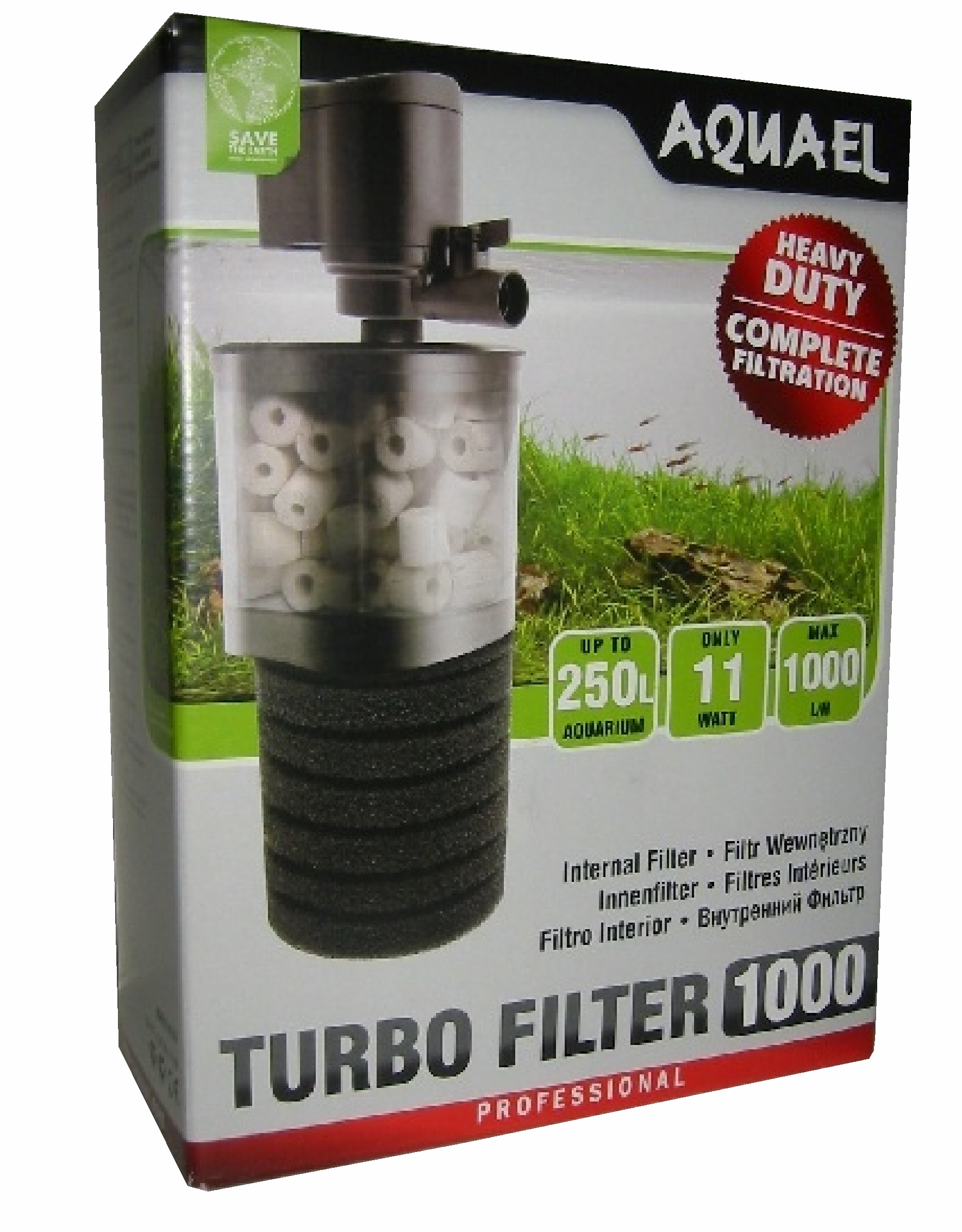 Внутренний фильтр Aquael Turbo 1000