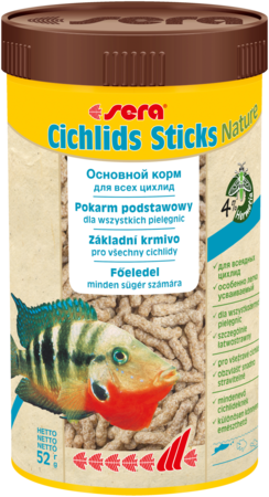 Корм для рыб  Sera Cichlid Sticks Nature 250мл