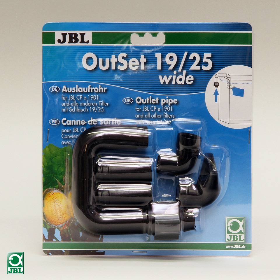 JBL OutSet wide 19/25 CP e1901 - Комплект трубок/переходников для вывода воды из фильтра через широкое сплющенное сопло для фильтра CristalProfi е1901