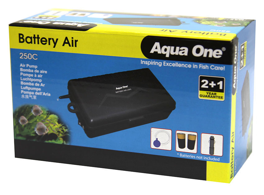 Компрессор Aqua One Battery Air 250С на батарейках