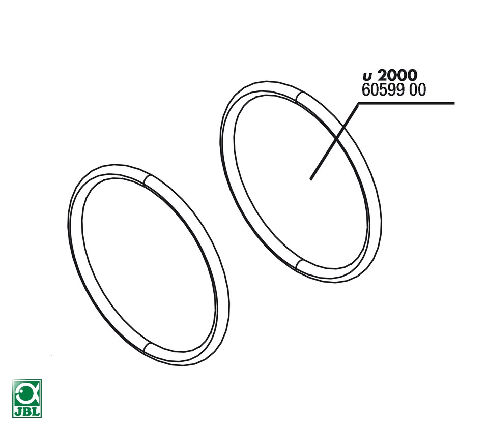 JBL O Ring ProFlow (u) - Сменная прокладка для крышки ротора помпы ProFlow u2000, 2 шт.