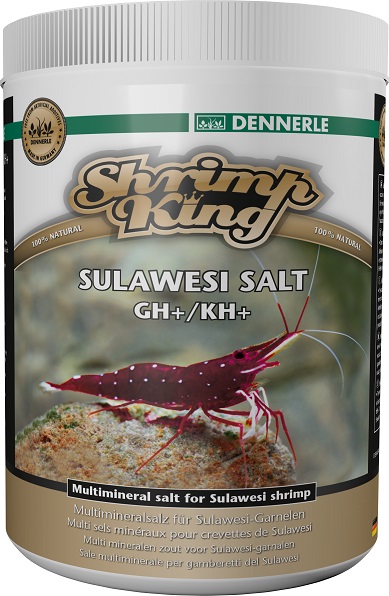 Соль Dennerle Shrimp King Sulawesi Salt GH+/KH+ 1000г