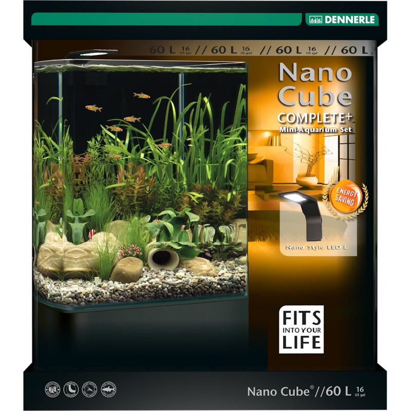 Нано-аквариум Dennerle NanoCube Complete+ 60 Style LED L