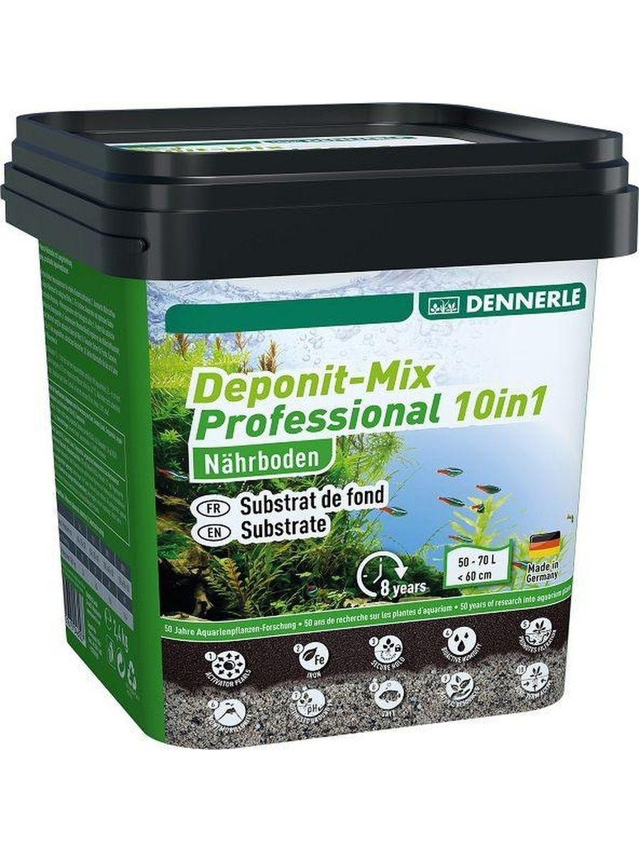 Субстрат питательный Dennerle Deponit Mix Professional 10 in1 2,4кг